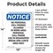 Signmission No Personal Cell Phones Allowed, 10 in W x Rectangle, Plastic OS-2PACK-NS-P-1014-V-16161 - alternate 6